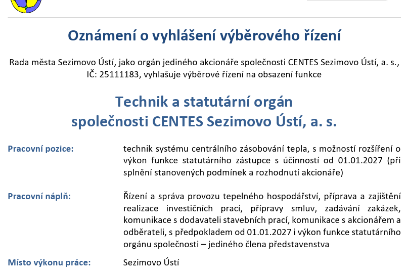 výběrové řízení